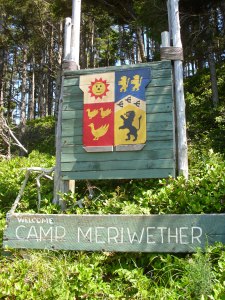 Camp Meriwether's Beach Enterance